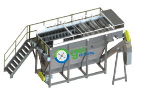 Sink Float Tank do separacji w plastikowej linii recyklingu